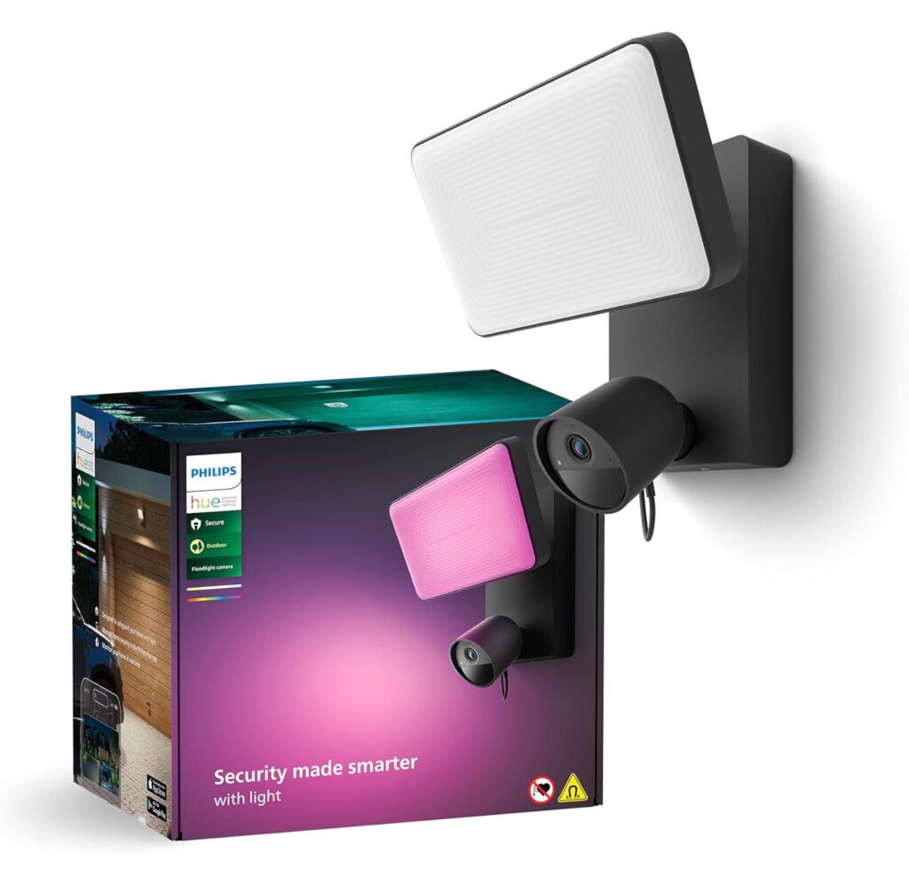 Philips Hue Secure Outdoor Flutlicht mit Kamera