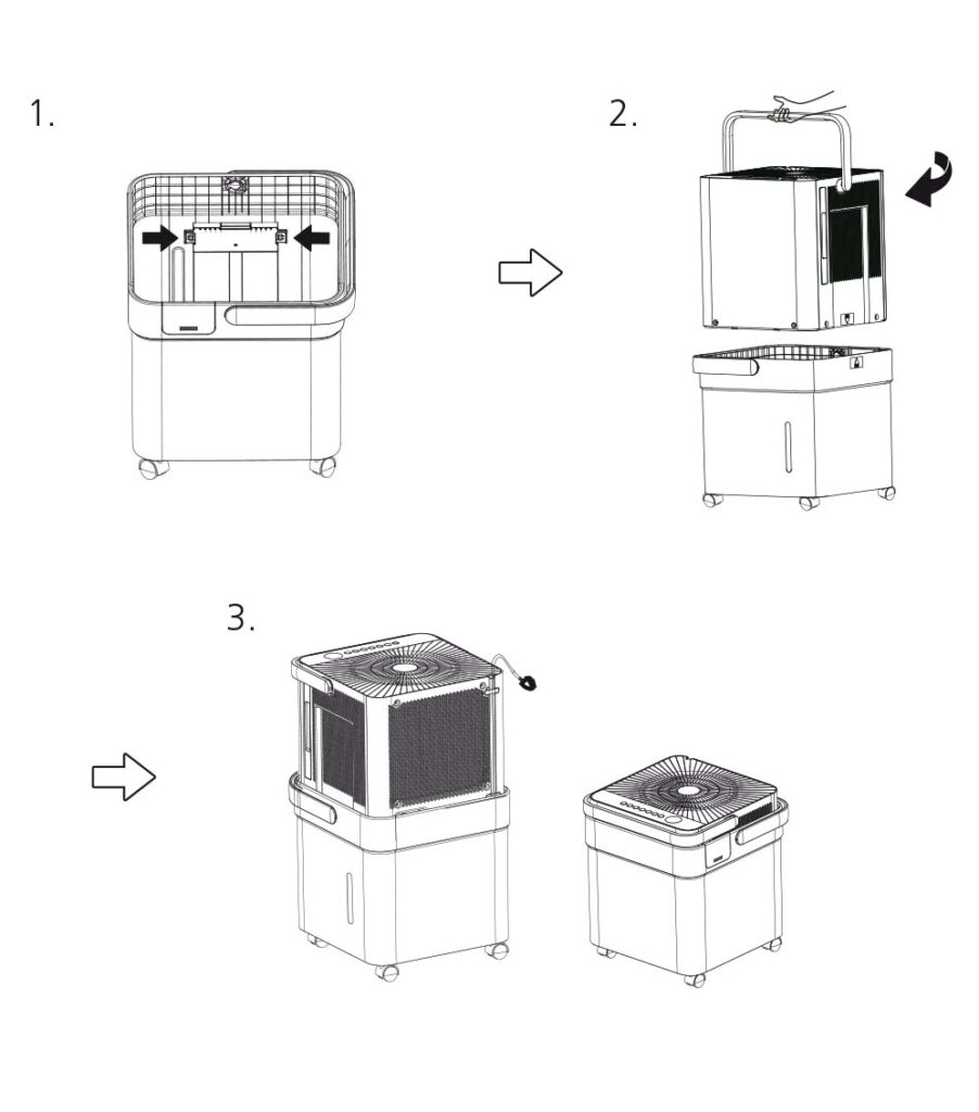 Benutzerhandbuch für Midea Cube 20 Luftentfeuchter