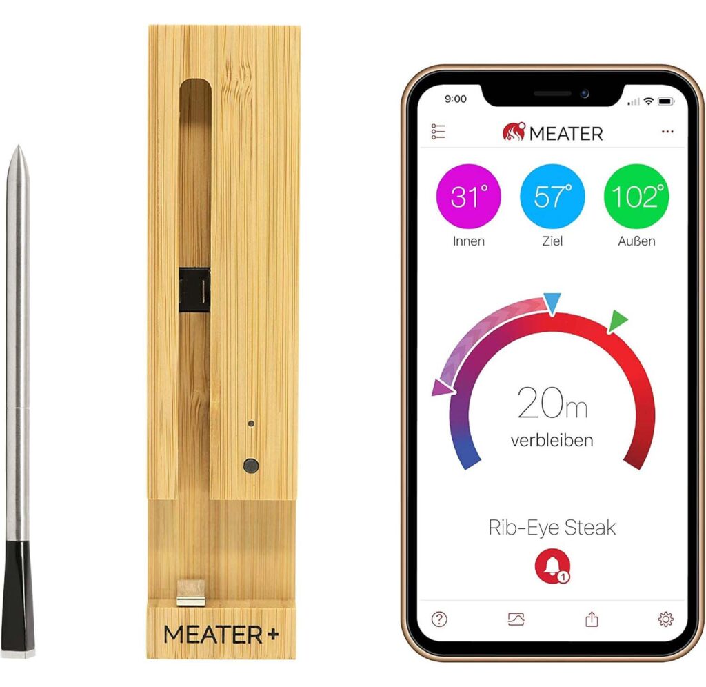 MEATER Plus Kabellose Fleischthermometer Bluetooth