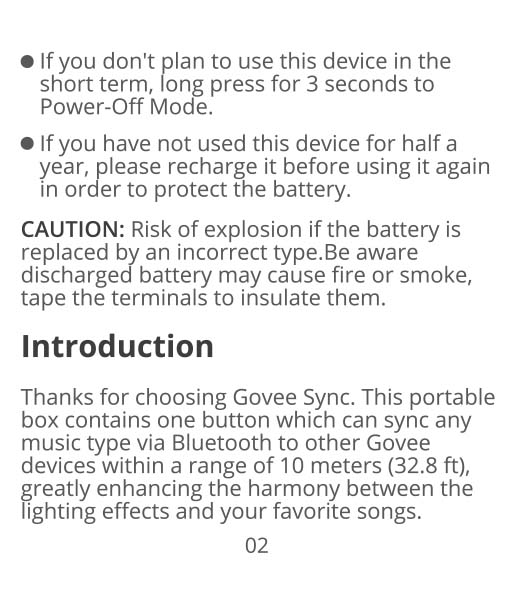 Benutzerhandbuch für Govee Music Sync Box