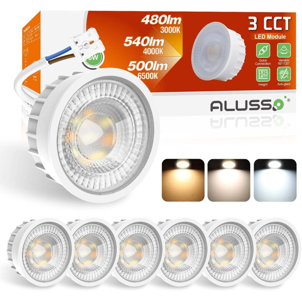 ALUSSO 230V 6W LED Modul IP44 6Stk