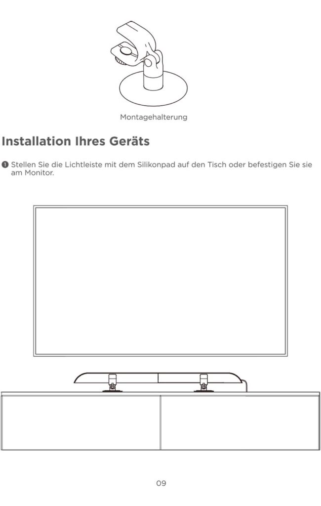 Montageanleitung für Govee TV Light Bar 2 H6042