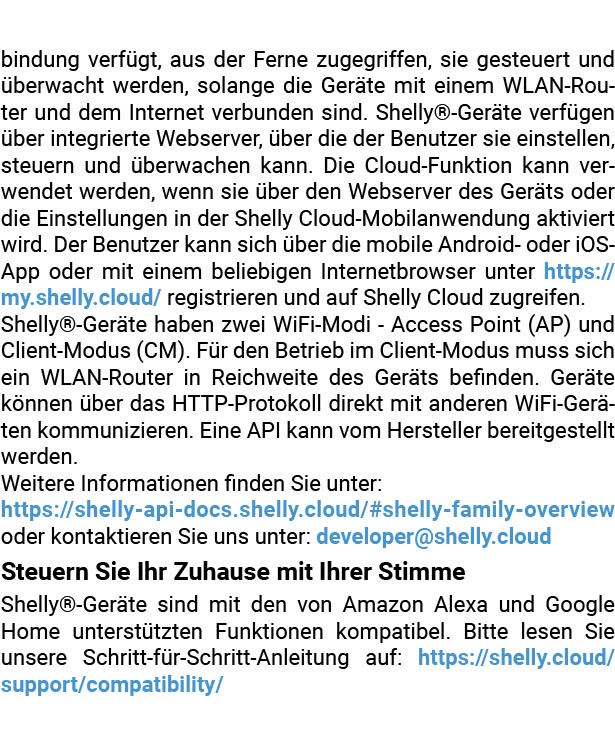 Montageanleitung für Shelly Plus 1