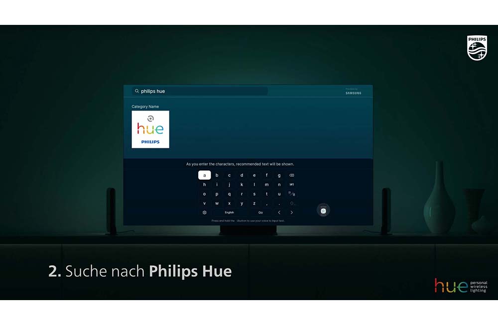 Philips Hue Sync TV App einrichten