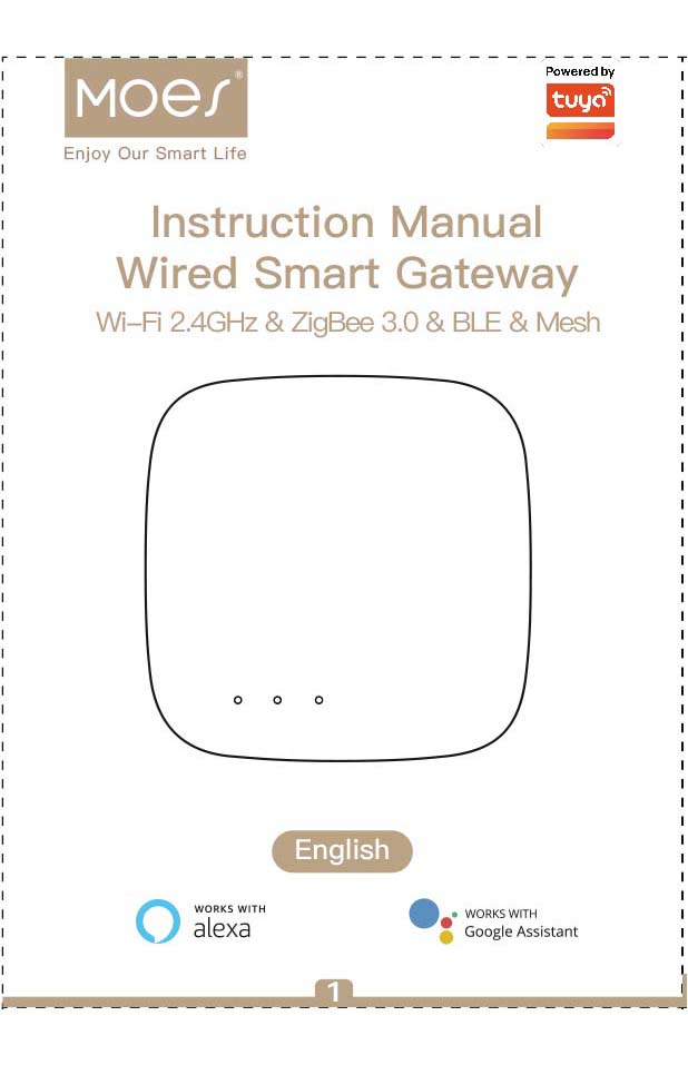 Benutzerhandbuch für MOES Wired Multi-Mode Gateway