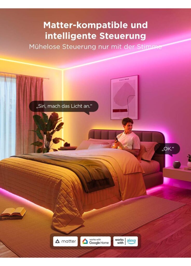 Govee Neon LED Strip für Sockelleiste 5m