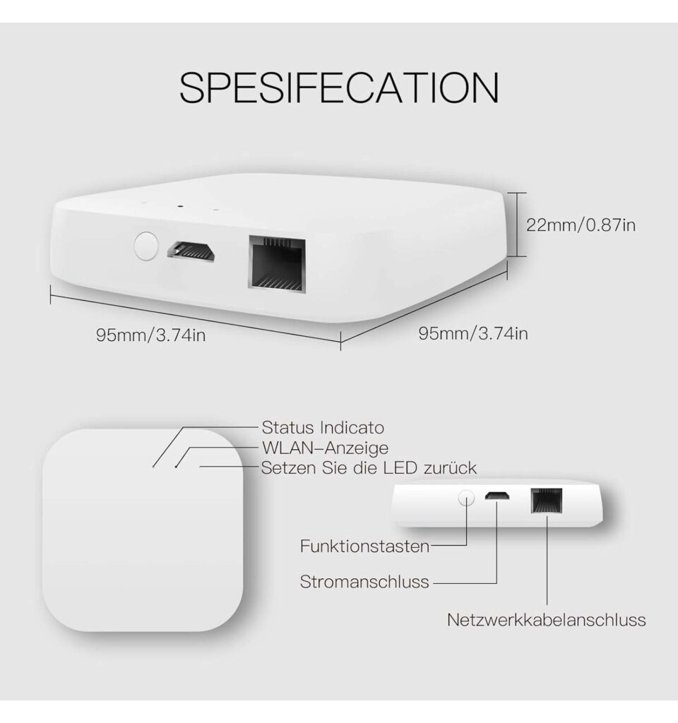 MOES Tuya Smart ZigBee Wired Hub