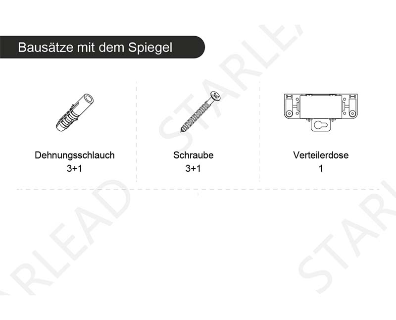 Anleitung spiegel mit Beleuchtung