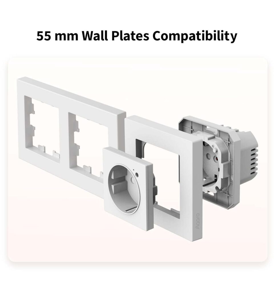 Aqara Wandsteckdose H2 Zigbee 3.0 und Matter