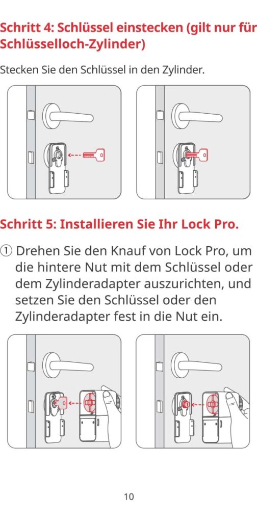 Benutzerhandbuch für SwitchBot Lock Pro WLAN