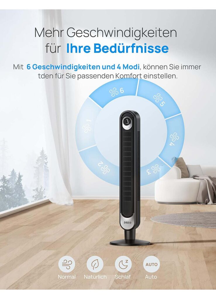 Dreo Smart Turmventilator WiFi DR-HTF001S