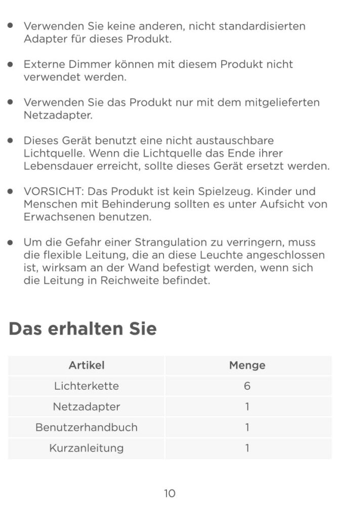 Montageanleitung für Govee Permanent Outdoor Lights 2 H705E