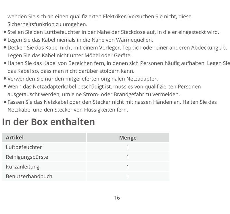 Benutzerhandbuch für GoveeLife Luftbefeuchter Govee H7140