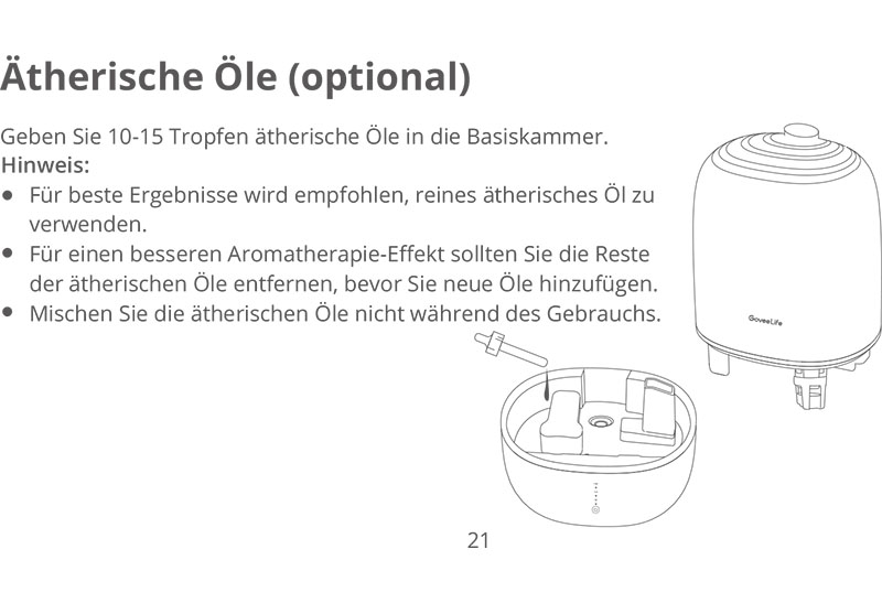 Benutzerhandbuch für GoveeLife Luftbefeuchter Govee H7140