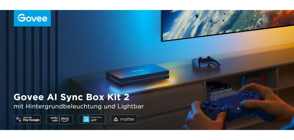 Govee Sync Box mit TV Backlight H6604