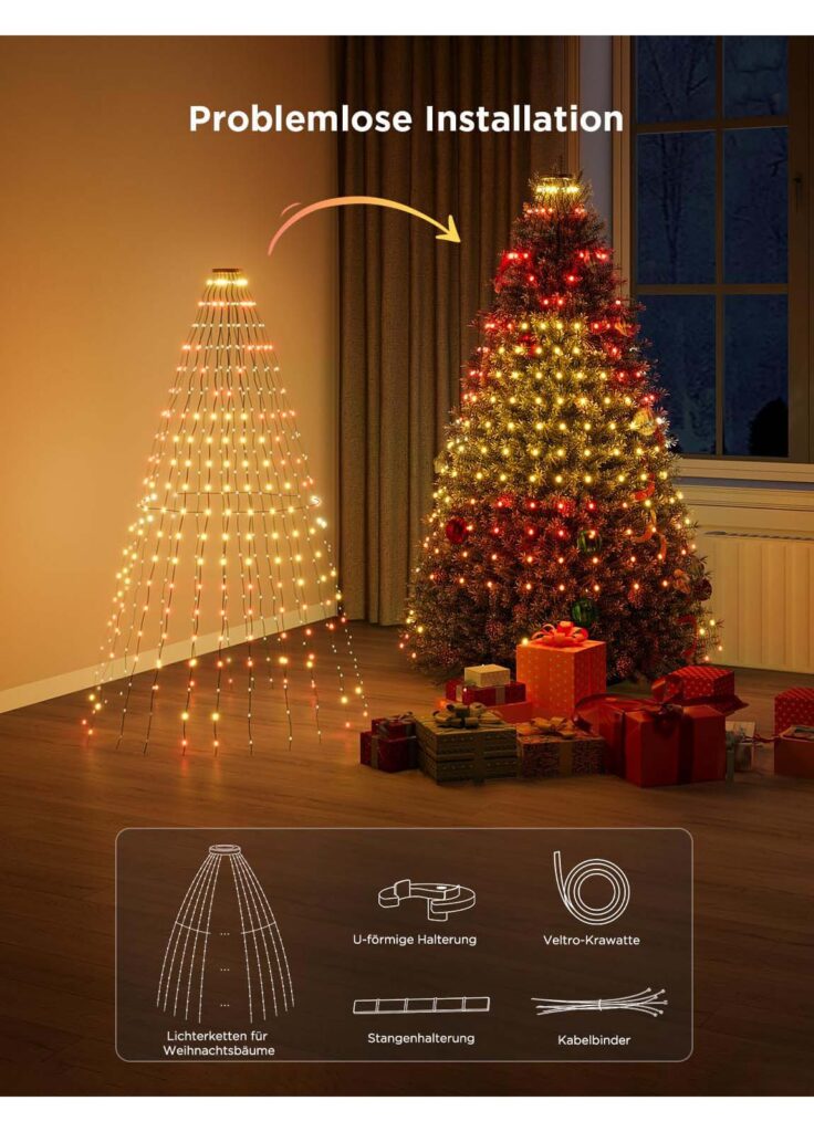 Govee Weihnachtsbaum Lichterkette H6800