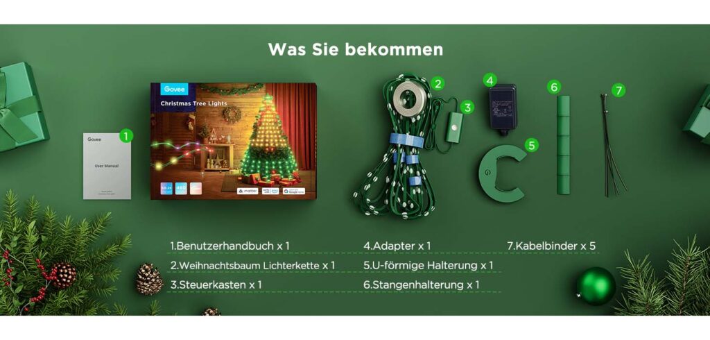 Govee RGBIC Weihnachtsbeleuchtung,