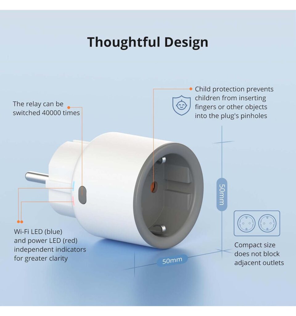 SONOFF WLAN Smart Steckdose S60TPF