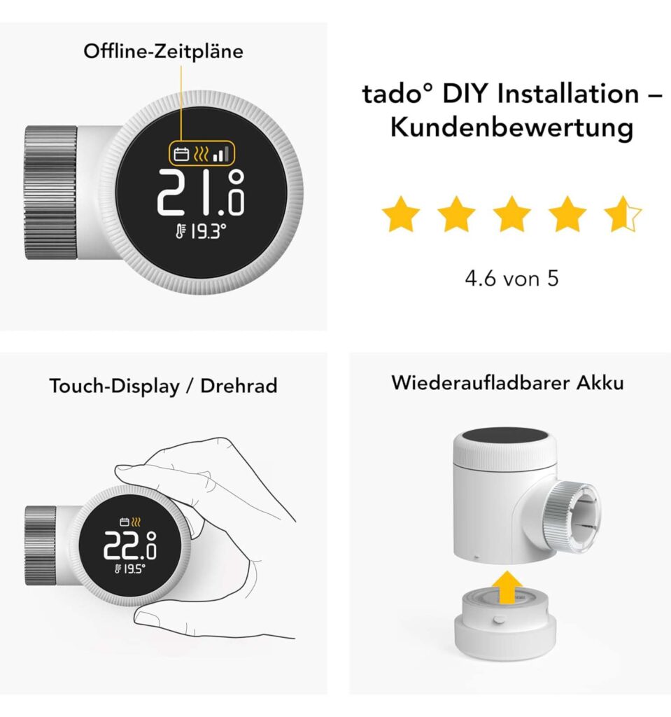 tado Smartes Heizkörperthermostat X