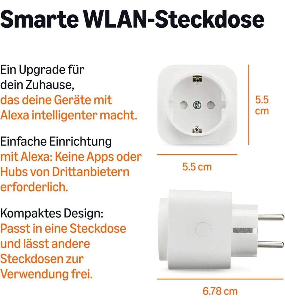 Amazon Basics Smart WLAN-Steckdose HPP-C11N-WB