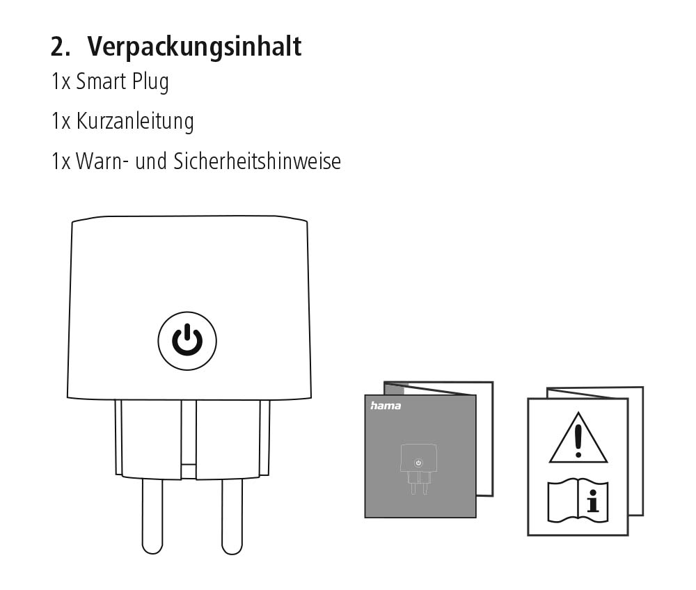 Benutzerhandbuch für Hama Smart WLAN Steckdose 00176654