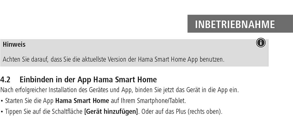 Benutzerhandbuch für Hama Smart WLAN Steckdose 00176654