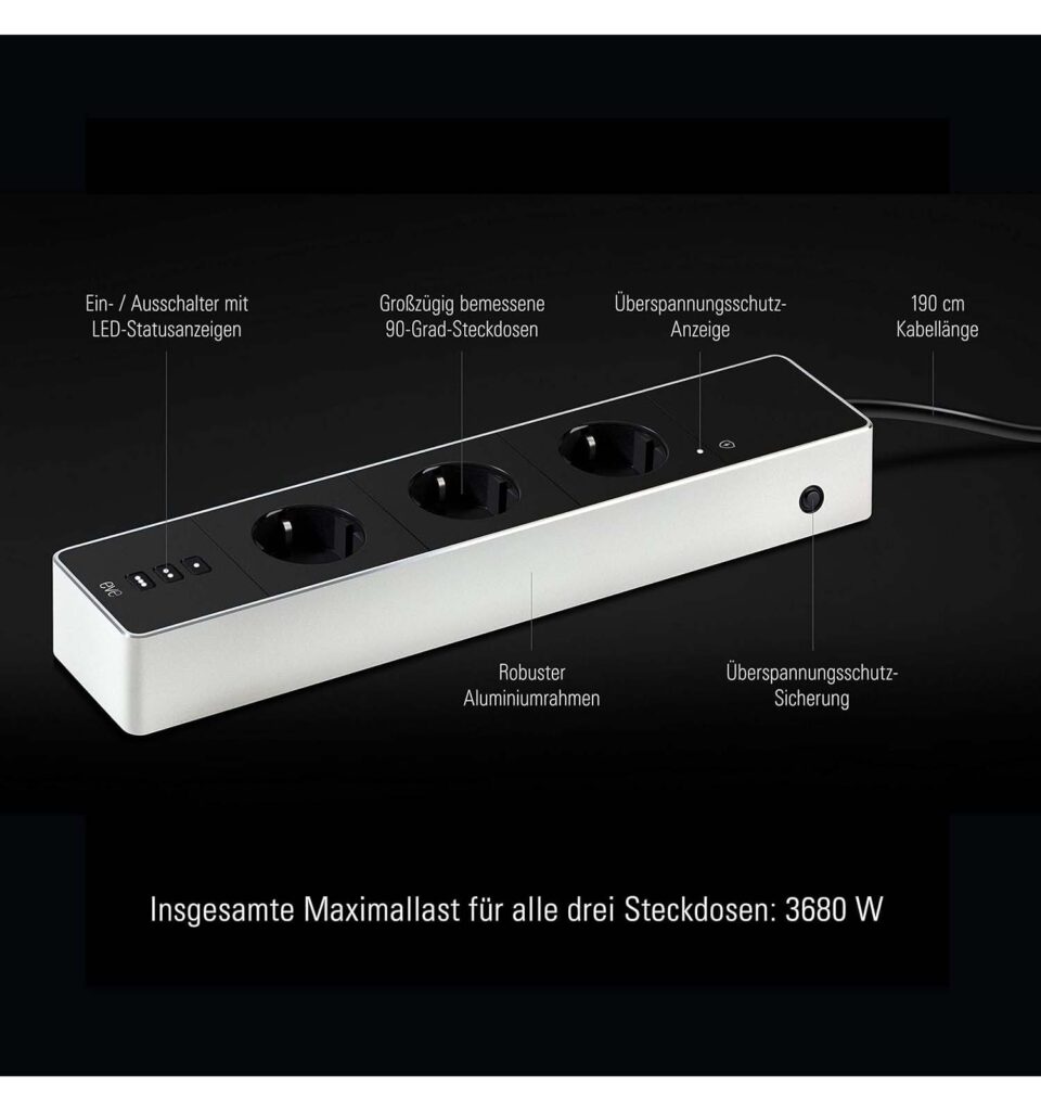 Eve Energy Strip Steckdosenleiste HomeKit 20EAZ8301