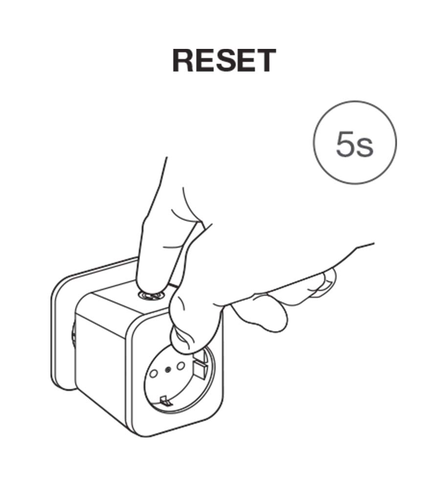 LEDVANCE Steckdose Zurücksetzen plug factory reset