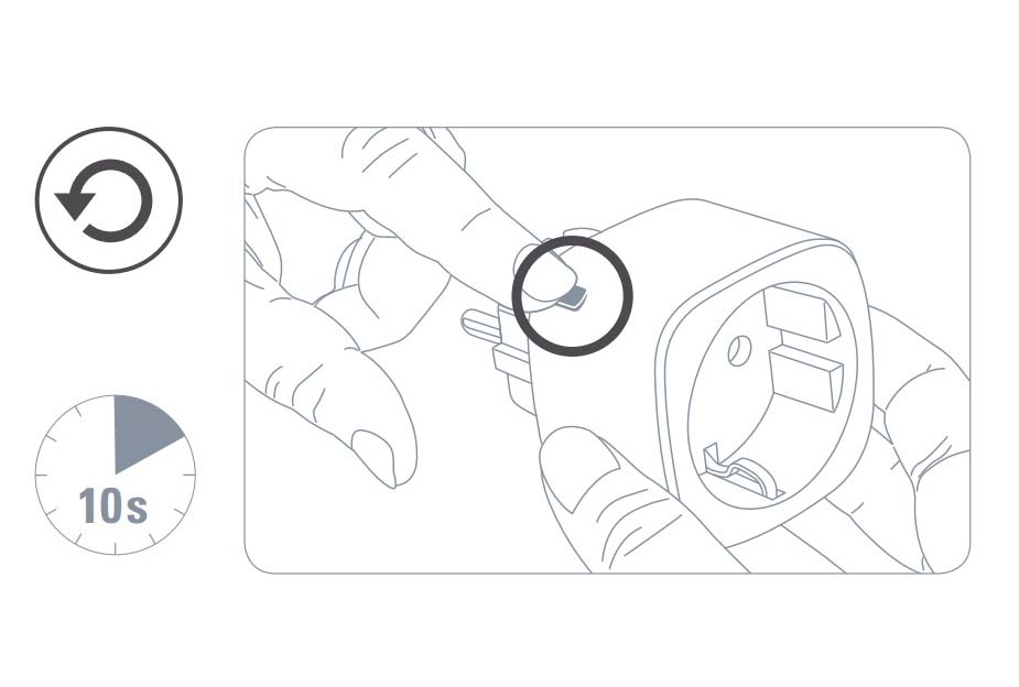 eve steckdose zuruecksetzen factory reset smart plug