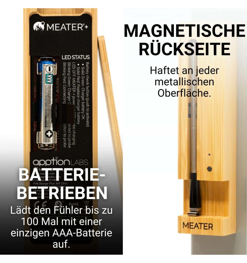 MEATER Plus Kabellose Fleischthermometer Bluetooth