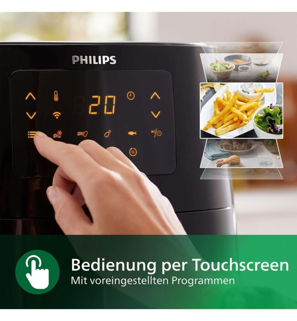 Philips 5000 Series Airfryer 6,2l XL Connected HD9280/90 WLAN Heißluftfritteuse
