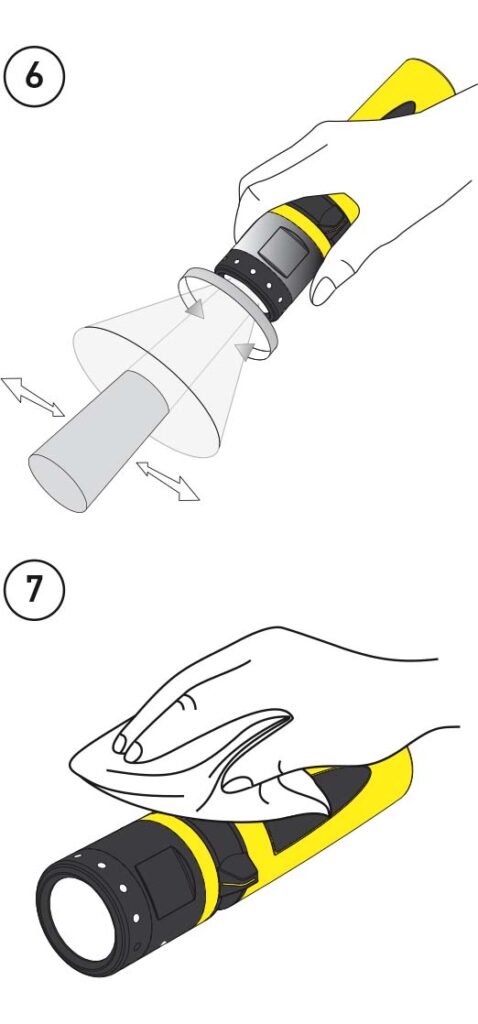 Benutzerhandbuch für Ledlenser EX7R ATEX Taschenlampe
